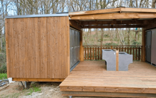 Bloc sanitaire, Sanitaire modulaire pour camping et collectivité, solution modulaire SANIBIO