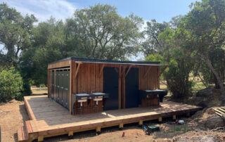 Bloc sanitaire, Sanitaire modulaire pour camping et collectivité, solution modulaire MODULE X6 SANIBIO