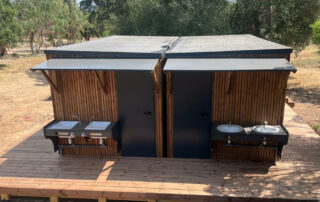 Bloc sanitaire, Sanitaire modulaire pour camping et collectivité, solution modulaire MODULE X6 SANIBIO