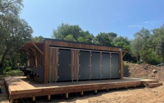 Bloc sanitaire, Sanitaire modulaire pour camping et collectivité, solution modulaire MODULE X6 SANIBIO