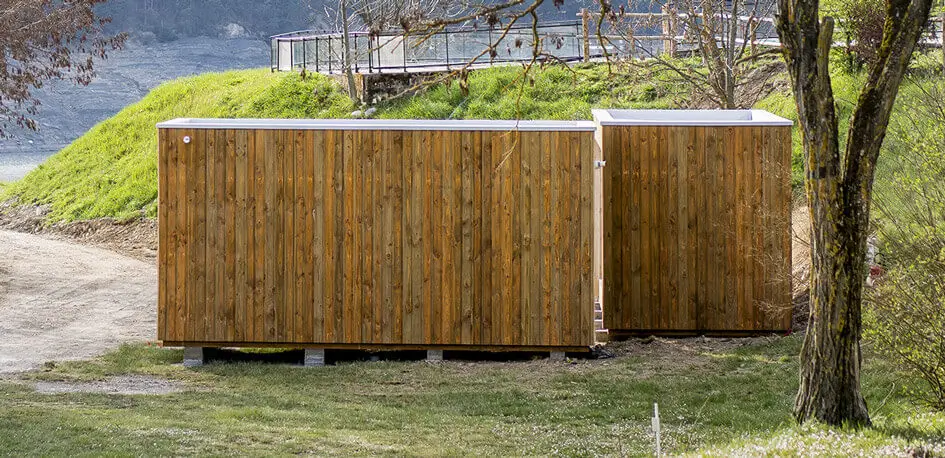 SANIBIO® sanitaire modulaire esthétique dans son environnement