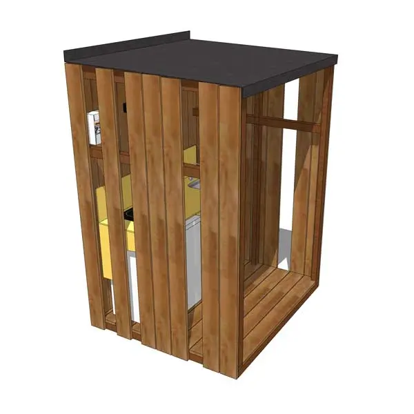 SANIBIO Gamme module K Kitchnette, solution modulaire collectivité, teriaire, camping et industrie