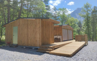 Bloc sanitaire, Sanitaire modulaire pour camping et collectivité, solution modulaire SANIBIO