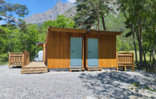 Bloc sanitaire, Sanitaire modulaire pour camping et collectivité, solution modulaire SANIBIO