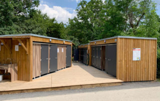 Bloc sanitaire, Sanitaire modulaire pour camping et collectivité, solution modulaire SANIBIO