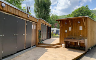 Bloc sanitaire, Sanitaire modulaire pour camping et collectivité, solution modulaire SANIBIO